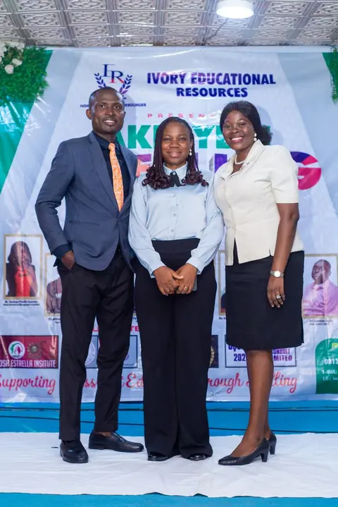 Event hosts and organizers at the ceremony