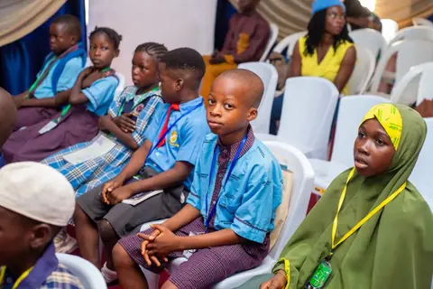 Contestants following the proceedings with focus