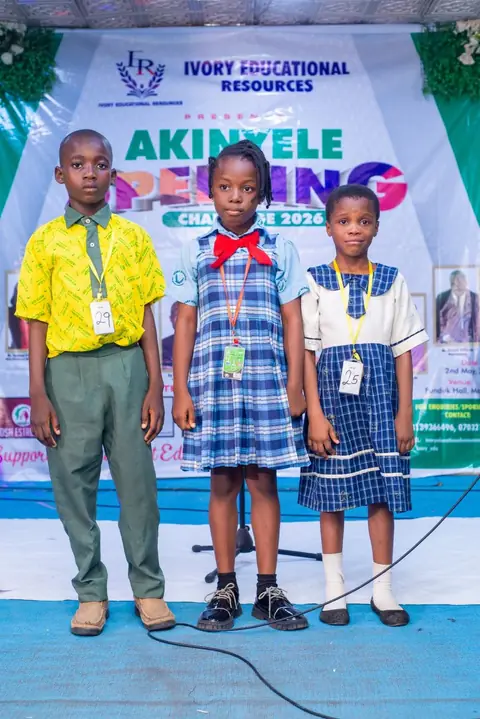 Top contestants proudly displaying their achievement