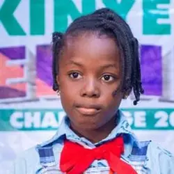 Olatunji Treasure, champion of the Akinyele Spelling Challenge 2026, on stage